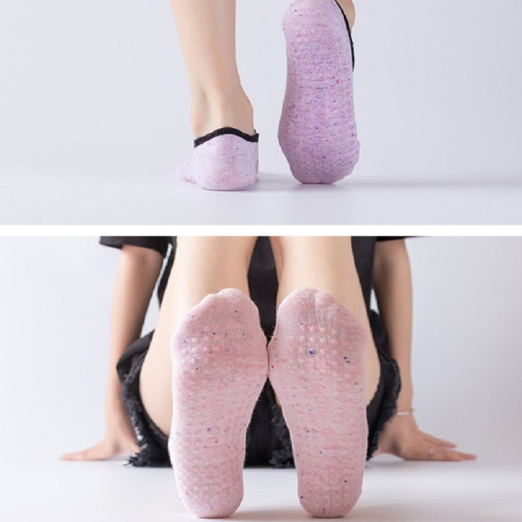 Cotton Backless Ballet Yoga Socks with Straps, One Size