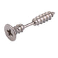 Silver star screw stud earrings with round disk back and ridged post.