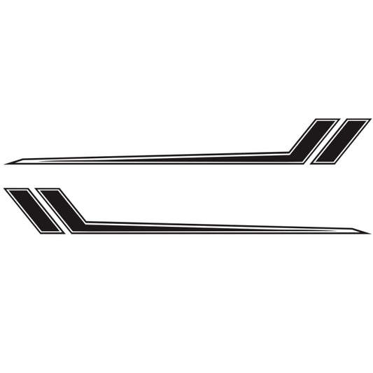 D-716 Car Striped Vinyl Body Stickers Personalized Modification Car Sticker, D-716