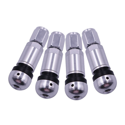 10 Sets Car Tire Air Nozzle Aluminum Alloy Vacuum Tire Hub Car Tire Valve Core Explosion-Proof Universal Type, 10 Sets
