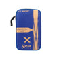 Blue T.T. racket storage bag with HUIESON X 5 STAR design