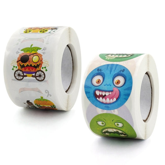 Halloween Pumpkin Car Sticker Holiday Gift Craft Decoration Sticker, 3.8cm / 1.5 Inch