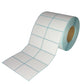 Thermal barcode label roll, waterproof white labels with blue border grid