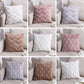 Double-Sided Plush Pillow Home Sofa Cushion Pillowcase, 45x45cm Without Core, 45x45cm Pillowcase + Core