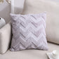 Double-Sided Plush Pillow Home Sofa Cushion Pillowcase, 45x45cm Without Core, 45x45cm Pillowcase + Core