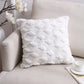 Double-Sided Plush Pillow Home Sofa Cushion Pillowcase, 45x45cm Without Core, 45x45cm Pillowcase + Core