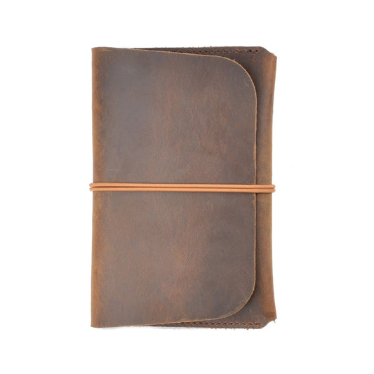 Crazy Horse Skin  Passport Bag Document Holder Retro Boarding Pass Wallet Card Holder, Brown, Black, Ink Green, Wine Red, Blue, Coffee