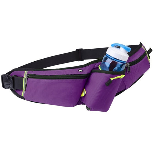 Outdoor Sports Water Bottle Waist Bag Multifunctional Fitness Running Mobile Phone Invisible Waist Bag, Black, Blue, Violet, Rose Red, Fluorescent Green, Royal Blue, Army Green