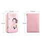 Pink and black makeup brush set pouches and compact brush cases