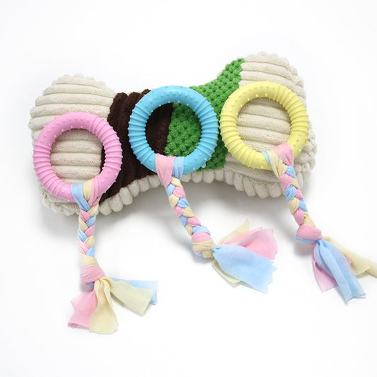 Pet Toys TPR Bite Resistance Dog Supplies Cotton Rope Cloth Toys, Big Circle, Circle, Star, Wallery, Triangular, Sub-shot Ball, Pentagar, Big Round Ring, Lantern, Middle Bones, Big Bones, Small Bones, Sleeve, Cartoon, Stabble Ring, Footprint, Maji Ball...
