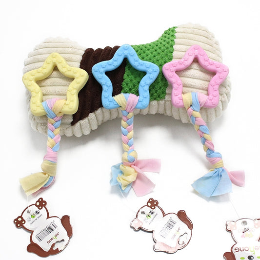 Pet Toys TPR Bite Resistance Dog Supplies Cotton Rope Cloth Toys, Big Circle, Circle, Star, Wallery, Triangular, Sub-shot Ball, Pentagar, Big Round Ring, Lantern, Middle Bones, Big Bones, Small Bones, Sleeve, Cartoon, Stabble Ring, Footprint, Maji Ball...