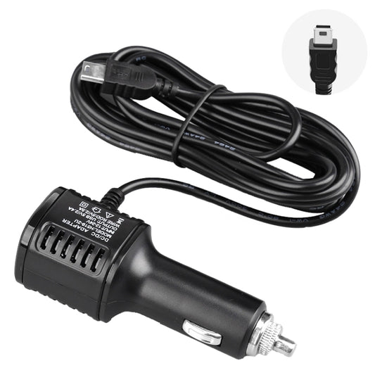 H519 Car Charger Driving Recorder Power Cord Dual USB With Display Charging Line, Specification:, Mini Straight, Mini Right Elbow, Mini Left Elbow, Micro Straight, Micro Left Elbow, Micro Right Elbow