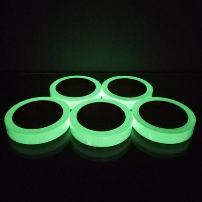 5 Rolls Home Decoration Baseboard Luminous Strip Safe Passage Warning Fluorescent Sticker, 2cmx100cm