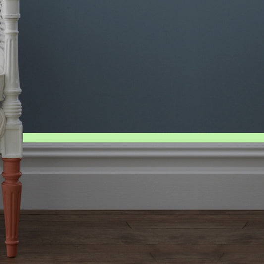 5 Rolls Home Decoration Baseboard Luminous Strip Safe Passage Warning Fluorescent Sticker, 2cmx100cm