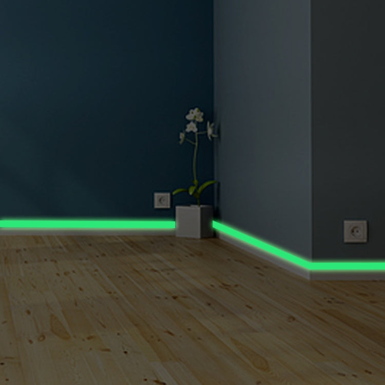 5 Rolls Home Decoration Baseboard Luminous Strip Safe Passage Warning Fluorescent Sticker, 2cmx100cm