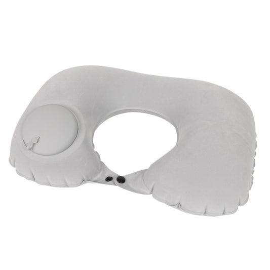 Travel Inflatable Press U-Shaped Neck Guard Pillow, Flocked U009-01（Peacock Green ）, Flocked U009-03（Light Gray）, Flocked U009-04（Medium Blue）, Flocked U009-02（Rose Red）, Flocked U009-05（Dark Blue）, Flocked U009-060（Sky Blue）, Flocked U009-070（Orange） ...