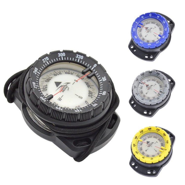 KEEP DIVING CP-992 Strong Magnetic Elastic Rope Luminous Diving Compass, Diving Compass(Grey), Diving Compass(Blue), Diving Compass(Yellow), Diving Compass(Black)