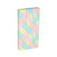 Pastel magic ruler puzzle toy with interlocking blocks, side view