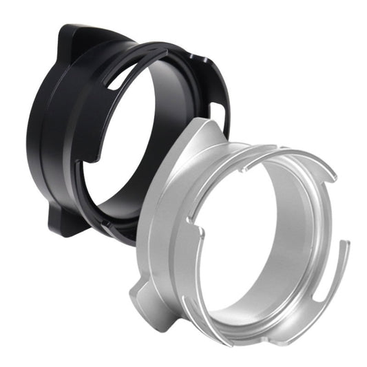 GOP8954 Alloy Coffee Powder Receiving Ring For Breville 8 Series, Black, Silver