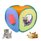 B18210 Square Cat Tunnel Can Storage Folding Cat Channel