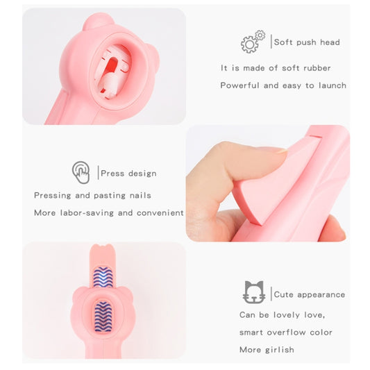 DIY Push Type Glam Nail Machine Girl Dressing Toy, DIY Push Type Glam Nail Machine