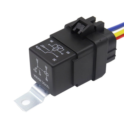 1040 5 Pin Waterproof Integrated Automotive Relay With Bracket, Rated voltage: 12V, 12V, 24V