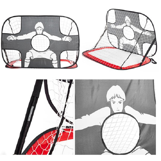 Outdoor Simple Movable Folding Small Football Goal For Children, Webbing, Zipper