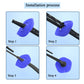 Car Wiper Hole Silicone Protective Cover, Big Hole, Small Hole