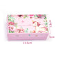 Unicorn floral jewelry storage box, 13.5cm x 7.8cm x 5cm