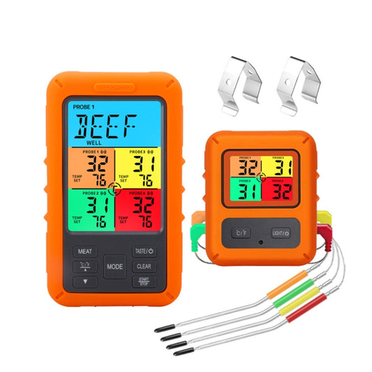 TS-TP40-X Wireless Color Screen Electronic Digital Food Thermometer, TS-TP40-X