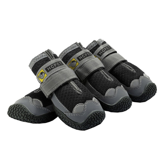 4 PCS / Set HCPET Dog Shoes Breathable Net Dog Shoes, No.1 4cm, No.2 4.5cm, No.3 5cm, No.4 5.5cm, No.5 6cm, No.6 6.5cm, No.7 7cm, No.8 7.5cm