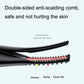 Heated eyelash styling comb with double-sided anti-scald teeth
