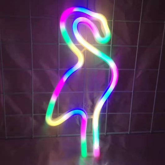 Neon LED Modeling Lamp Decoration Night Light, Power Supply:, Battery or USB, USB