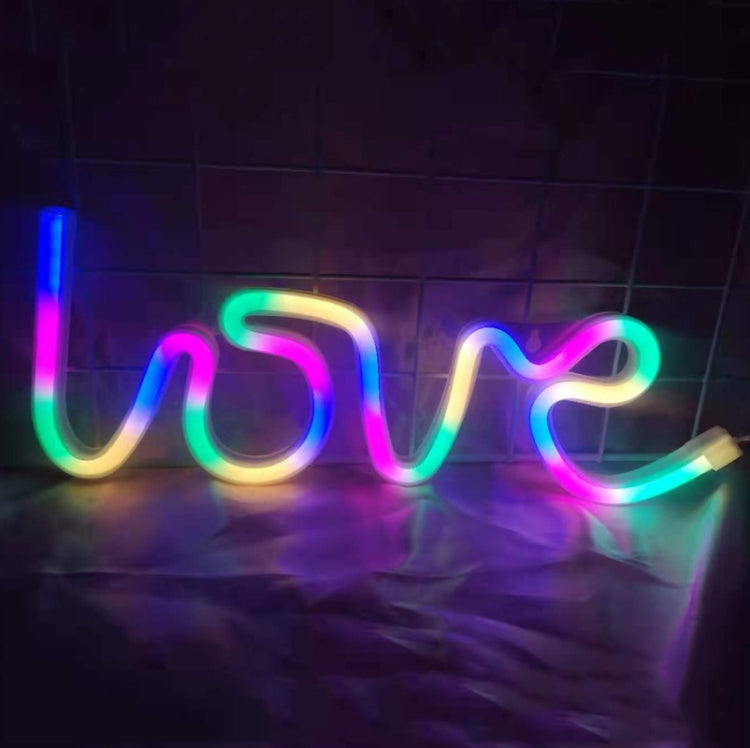 Neon LED Modeling Lamp Decoration Night Light, Power Supply:, Battery or USB, USB