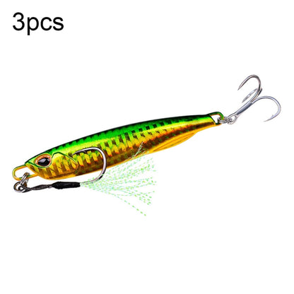 PROBEROS LF103 Simulation Metal Sea Fishing Bait, 10g, 15g, 20g, 30g, 40g, 50g, 60g