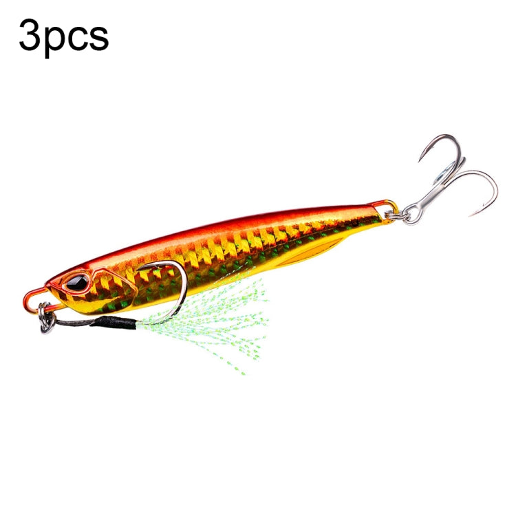 PROBEROS LF103 Simulation Metal Sea Fishing Bait, 10g, 15g, 20g, 30g, 40g, 50g, 60g