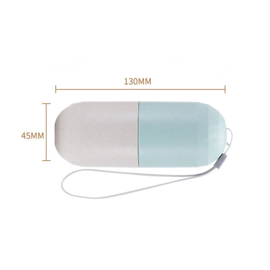 Wheat Straw Pill Storage Box Sealed 7 Days Pill Box, Pill Storage Box