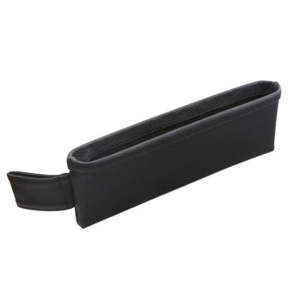 Black car seat clamp storage box with side loop handle