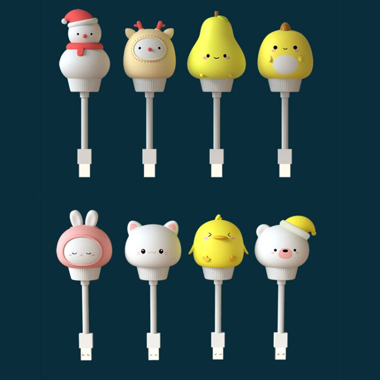 Cartoon USB Power Mini Night Light, Direct Plug-in, Remote Control Version