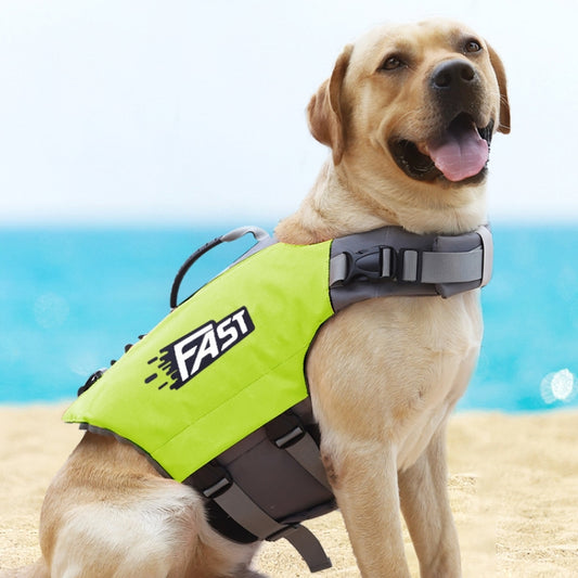 Reflective Printed Pet Dog Life Jacket Swimsuit, S, M, L, XL