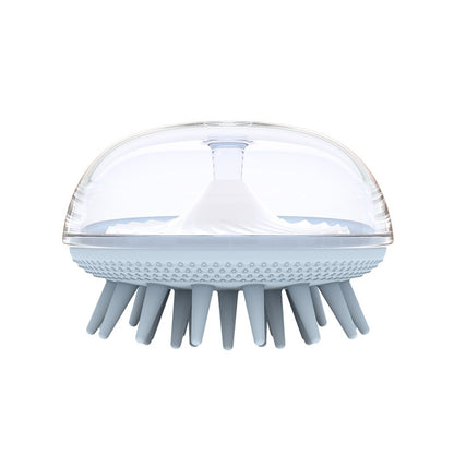 Silicone Head Massage Shampoo Brush, Blue, Pink, White, Yellow