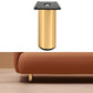 Rose gold thick stainless steel furniture support leg with square mounting plate