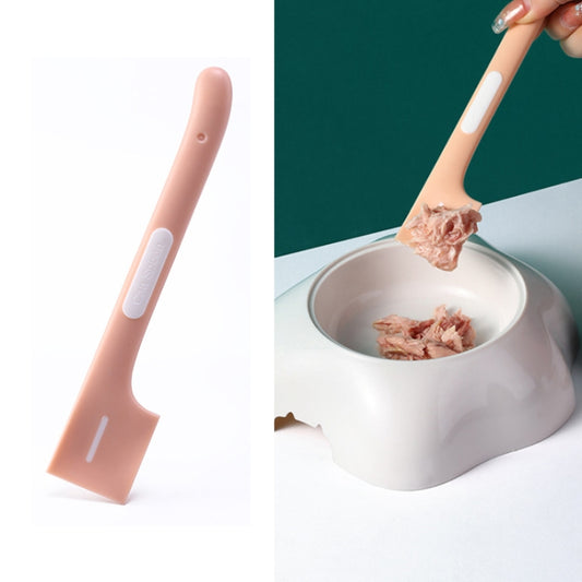 Cat & Dog Wet Food Mixing Canned Long Handle Spoon, Pink, Grey, Fruit Green