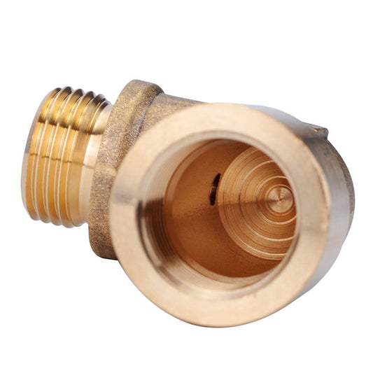 M18x1.5 Automotive 90 Degree Oxygen Sensor Brass Elbow Fitting, FH0227