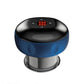 Electric cupping massage device with LED control panel, blue body and black top
