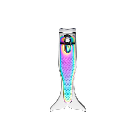 Small Color Titanium Nail Clipper Gradient Mermaid Handle Nail Clipper Nail Art Tool, 3 PCS Small, 3 PCS Large, 3 In 1