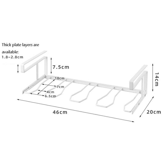 HP220110 Shoe Cabinet Partition Boot Storage Rack, HP220110