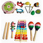 14PCS/Set Children Orff Percussion Playset