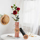 Kraft paper gift hang tags reading 'thank you' and 'HANDMADE', hole for string