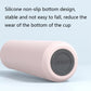 Light pink thermos cup base with silicone non-slip bottom pad